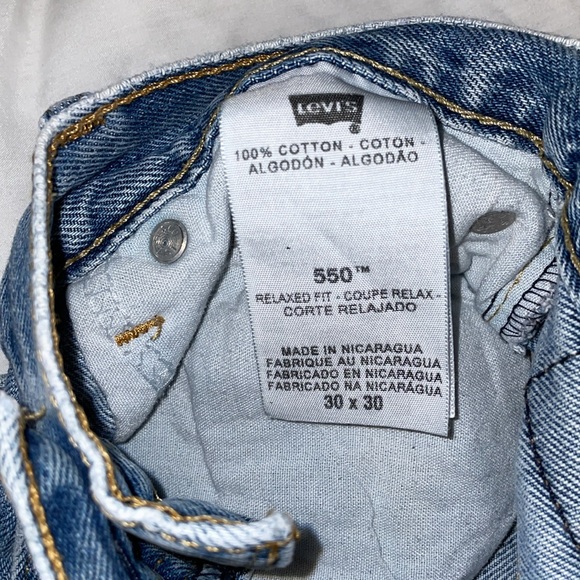 LEVIS 550 DENIM SHORTS - Picture 6 of 6